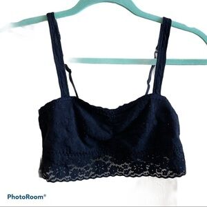GILLY hicks sydney navy lace bralette